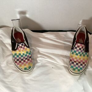 Vans Multicolor Checkered Kids Sneakers